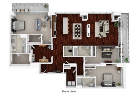 what is the floor plan of this apartment